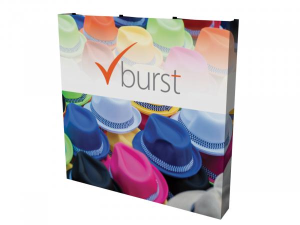 V-Burst 8' Flat Fabric Pop-up with end caps