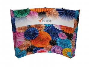 VBURST 10' Curved Fabric Pop-up