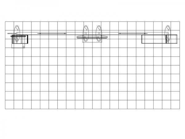 ECO-2072 Sustainable Tradeshow Display -- Plan View