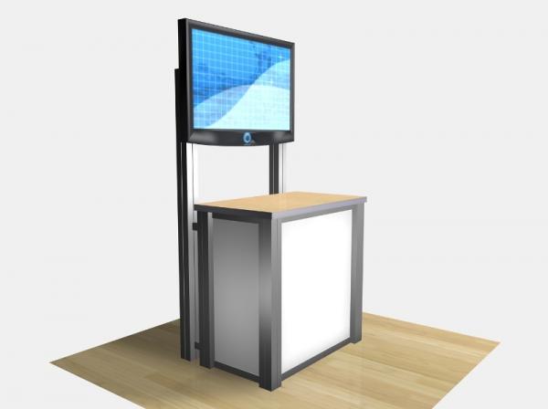 RE-1232 / Rectangular Counter Kiosk - Image 6