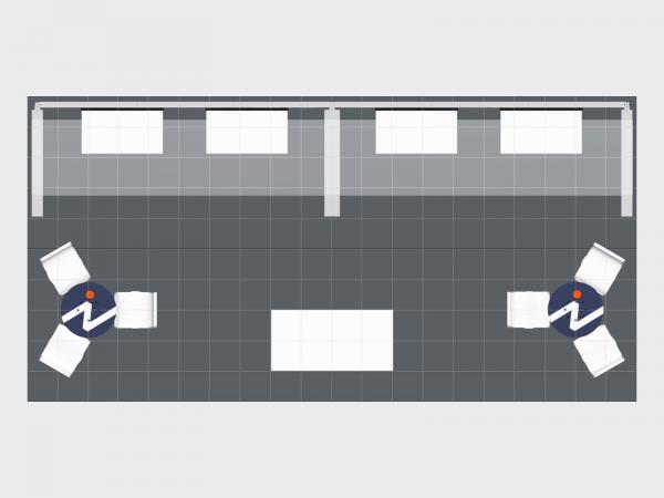 RE-2127 Rental Trade Show Exhibit -- Plan View