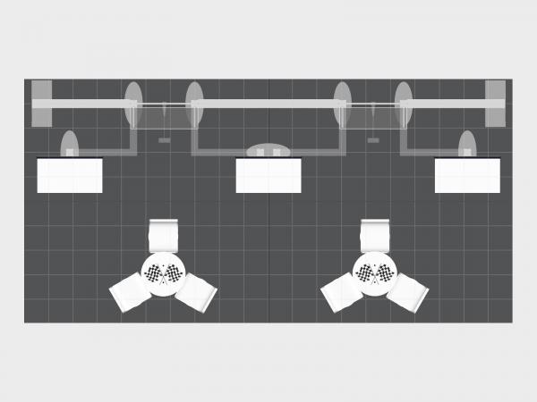 RE-2131 Rental Trade Show Exhibit -- Plan View